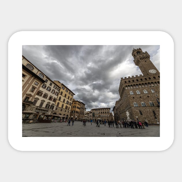 Piazza della Signoria Sticker by Memories4you